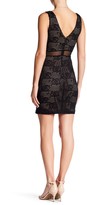 Thumbnail for your product : City Triangles Lace Double V Slim Dress