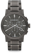 Thumbnail for your product : Burberry Brushed Stainless Steel Chronograph Watch
