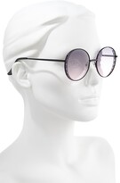 Thumbnail for your product : Quay Seeing Stars 54mm Gradient Round Sunglasses