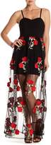 Thumbnail for your product : Gracia Rose Embroidered Sheer Mesh Dress
