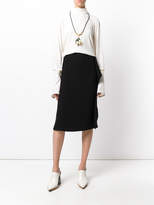 Thumbnail for your product : Marni asymmetric frill pencil skirt