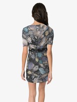 Thumbnail for your product : Peter Pilotto Fireworks print ruched mini dress