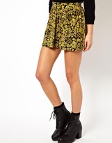 Thumbnail for your product : ASOS COLLECTION Culottes in Gold Oriental Print