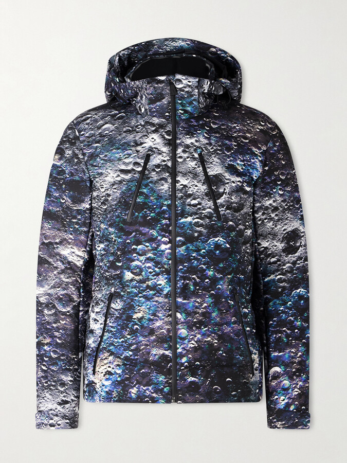 Aztech Mountain + MDJ Nuke Suit Printed Quilted Hooded Down Ski Jacket