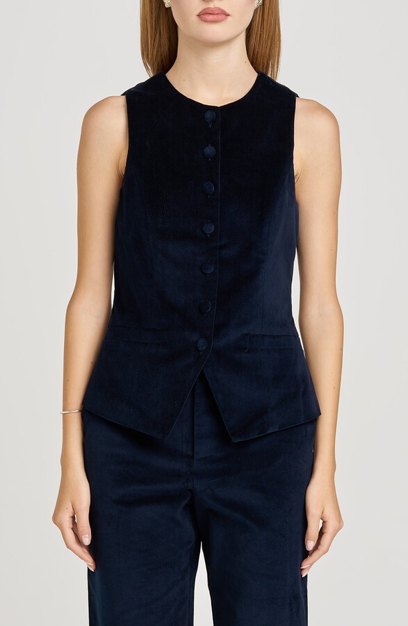 WAYF x Sara Walker Lee Velveteen Vest