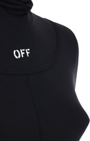 Thumbnail for your product : Off-White Second Skin Tech Jersey Mini Dress