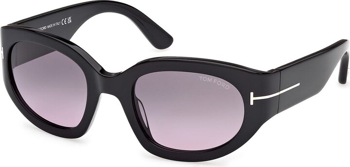 Tom Ford Arizona 53mm Gradient Rectangular Sunglasses