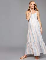 Thumbnail for your product : Splendid Button Detail Maternity Maxi Dress