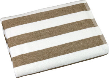 Fibertone by 1888 Mills 48-Piece Cabana Stripe Beach Towel 30x60 13.00 lbs
