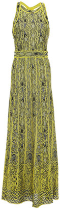 M Missoni Cotton-blend Jacquard Maxi Dress