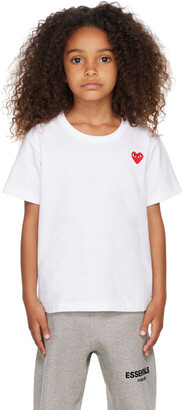 Comme des Garçons PLAY Kids White Heart Patch T-Shirt