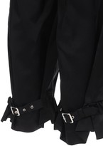 Thumbnail for your product : Noir Kei Ninomiya Silk Satin Pants W/ Straps
