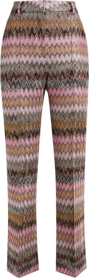 Missoni Metallic finish trousers