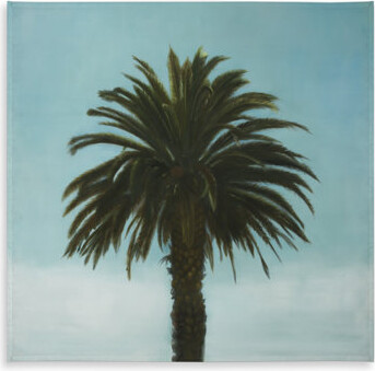 Tropical Palm Tablecloth - Trees Coastal Blue Indoor/Outdoor