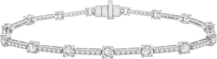 Wrapped in Love Diamond Bracelet (3 ct. t.w.) in 14K White Gold, Macy's Exclusive