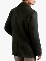 Thumbnail for your product : Ted Baker Summit Wool Blend Pea Coat
