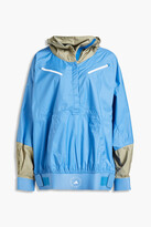 Thumbnail for your product : adidas by Stella McCartney Oversized two-tone shell jacket