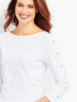 Thumbnail for your product : Talbots Anchor-Button Top
