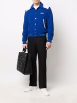 Thumbnail for your product : Amiri Embroidered-Logo Two-Tone Jacket