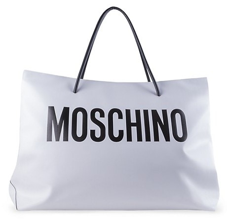 moschino logo tote