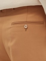 Thumbnail for your product : Gucci Pleated Crepe Straight-leg Trousers - Beige