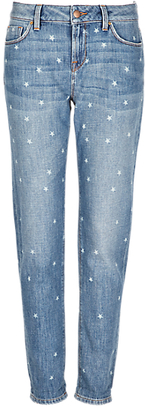 Limited Edition Star Print Girlfriend Jeans