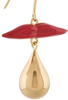 Thumbnail for your product : Eshvi Lips-Charm Hanging Earrings