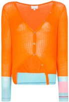 Thumbnail for your product : i-am-chen Contrast-Cuff Cardigan