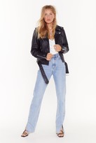 Thumbnail for your product : Nasty Gal Womens Bigger the Better Oversized Leather Jacket
