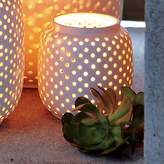 Thumbnail for your product : west elm Porcelain Hurricanes + Vases - Dotted
