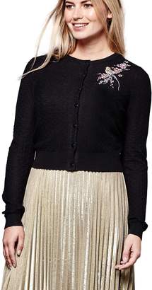 Yumi Oriental Embroidered Knitted Cardigan