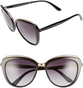 Thumbnail for your product : Dolce & Gabbana 57mm Gradient Cat Eye Sunglasses