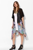 Thumbnail for your product : Reverse Falling Floral Short-Sleeve Kimono Jacket