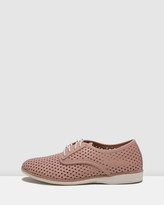 Thumbnail for your product : Roolee Women's Pink Brogues & Loafers - Derby Punch Shoes
