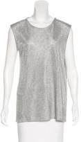 Thumbnail for your product : Kacey K Sleeveless Metallic Knit Top w/ Tags