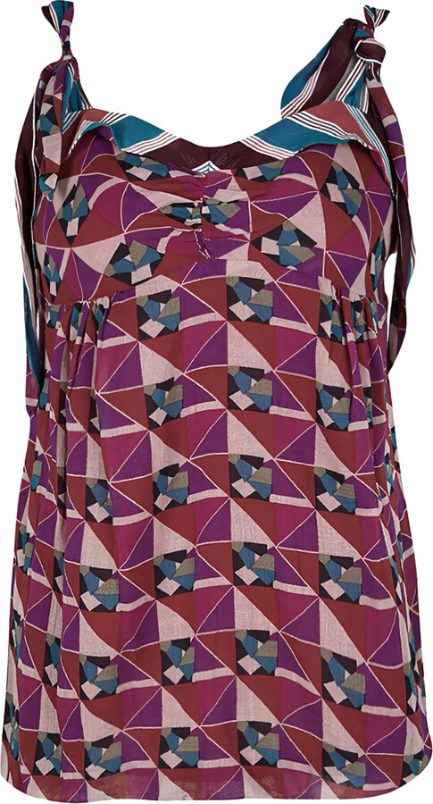 Marc Jacobs Vintage 2023 Geometric-Print Top