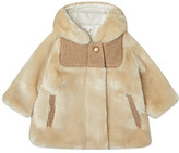 Thumbnail for your product : Chloe Faux fur hooded coat 6-36 months