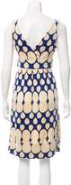 Thumbnail for your product : Diane von Furstenberg Sleeveless Printed Silk Dress