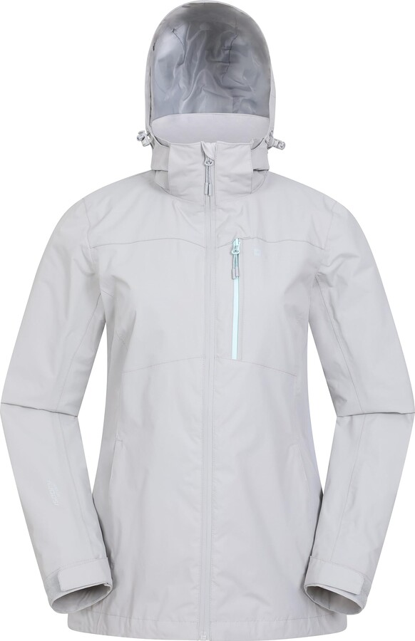 Mountain Warehouse Rainforest Womens Waterproof Rain Jacket - Jet Black