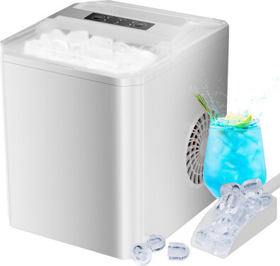 Smugdesk.com 26.5 Lb. Daily Production Bullet Clear Ice Portable Ice Maker
