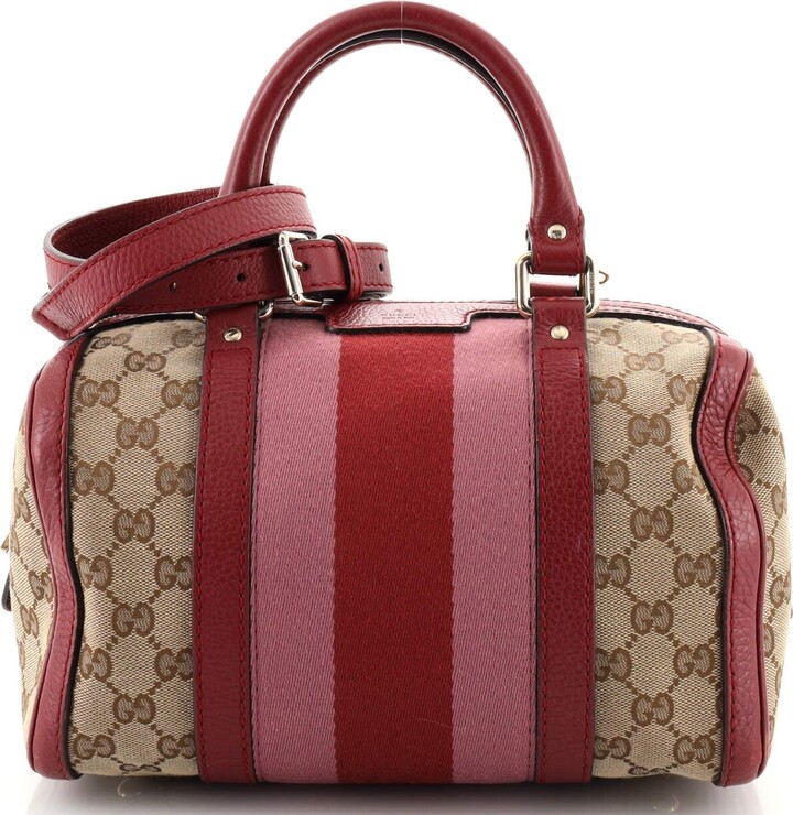 Gucci GG Web Boston Bag