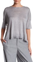 Thumbnail for your product : Eileen Fisher Elbow Sleeve Organic Linen Sweater