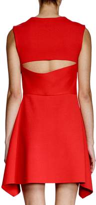 Stella McCartney Strong Shapes Sleeveless Dress, Chili Red