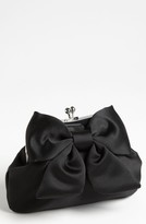 Thumbnail for your product : Sondra Roberts 'Large' Satin Bow Clutch