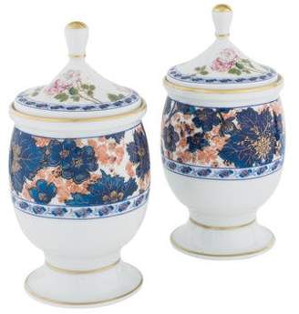Haviland Floral Porcelain Jar Set