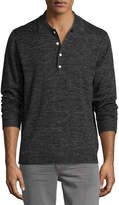 Thumbnail for your product : 7 For All Mankind Long-Sleeve Polo Sweater, Dark Charcoal