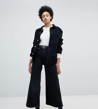 Weekday Ace wide leg jeans with organic cotton in black