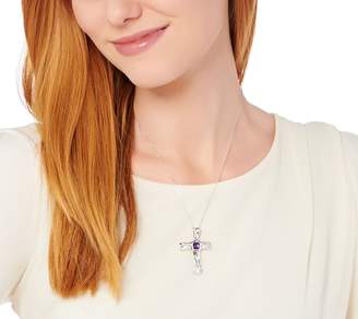Hagit Sterling Silver New Testament Cross Pendant Necklace