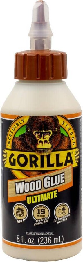 Gorilla 8 oz. Wood Ultimate Glue; Natural Color