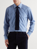 Thumbnail for your product : Turnbull & Asser Checked Cotton Shirt - Men - Blue - 16
